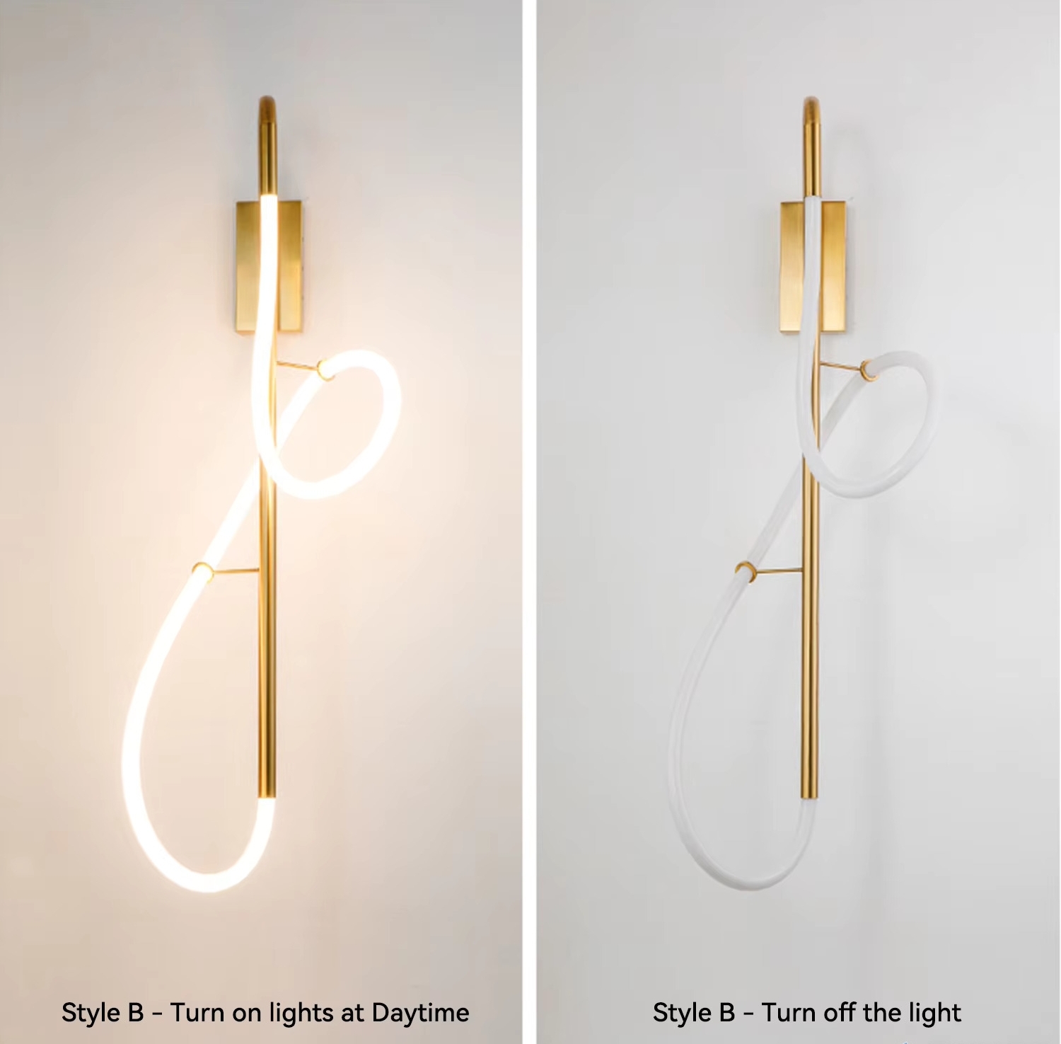 wall lamp 3000K golden