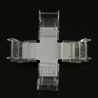 Sing Color + shaped Corner Connector for cob led strip smd2835 led strip 