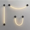 Elegant Wall Lamp with Flexible Silicone Neon 