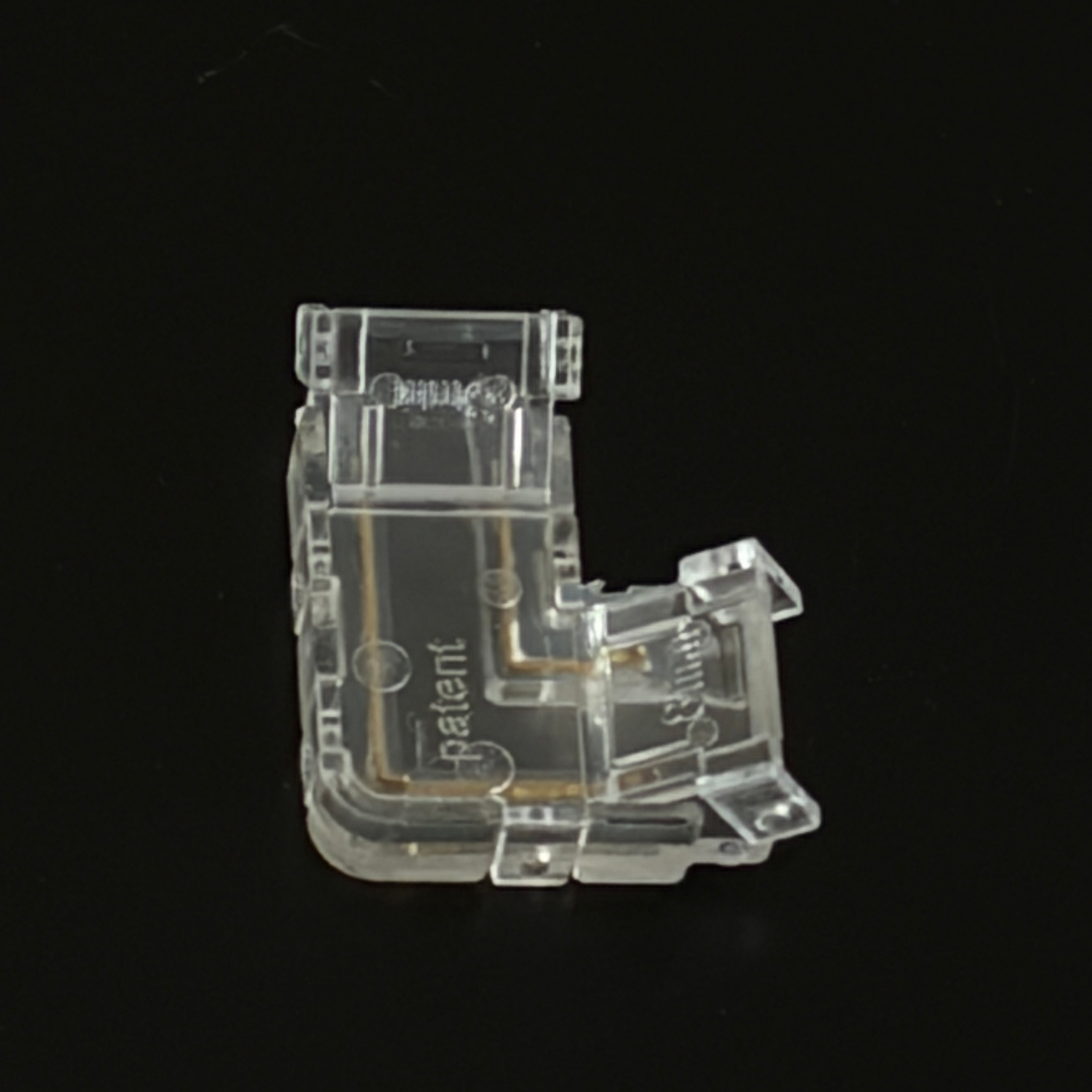 Sing Color L shaped Corner Connector for cob led strip smd2835 led strip 