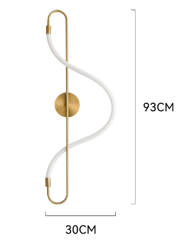size of wall lamp