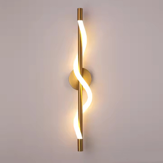 Bedroom Bedside Art Wall Lamp Nordic Linear Silicone Wall Light