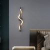 Bedroom Bedside Art Wall Lamp Nordic Linear Silicone Wall Light