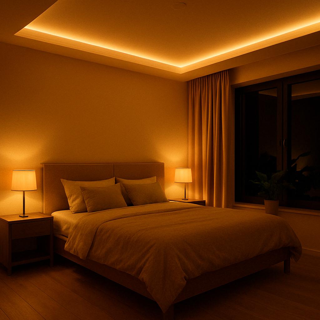 bedroom 2700K led strip